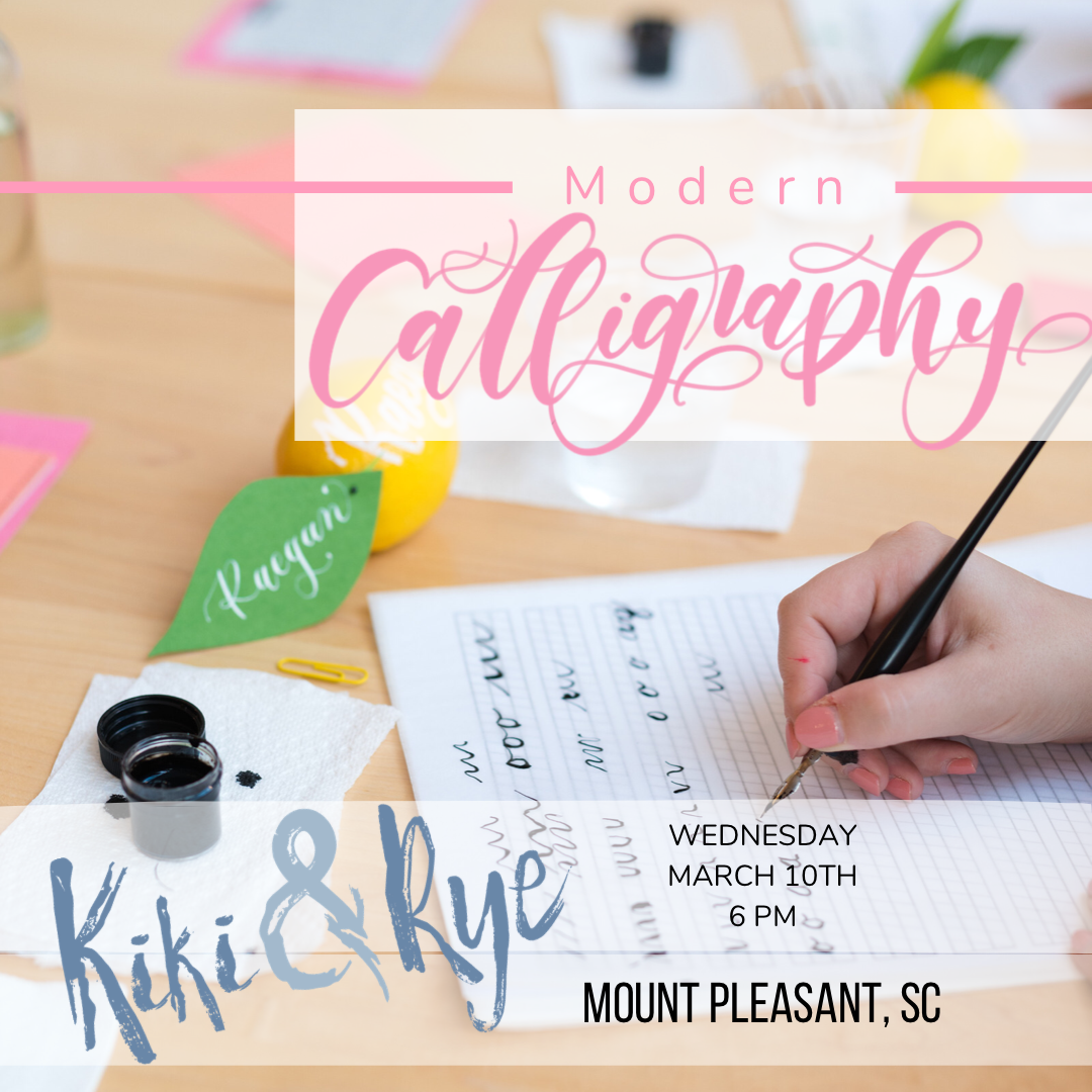 Brush lettering starter kit - Calligraphy by Kiki