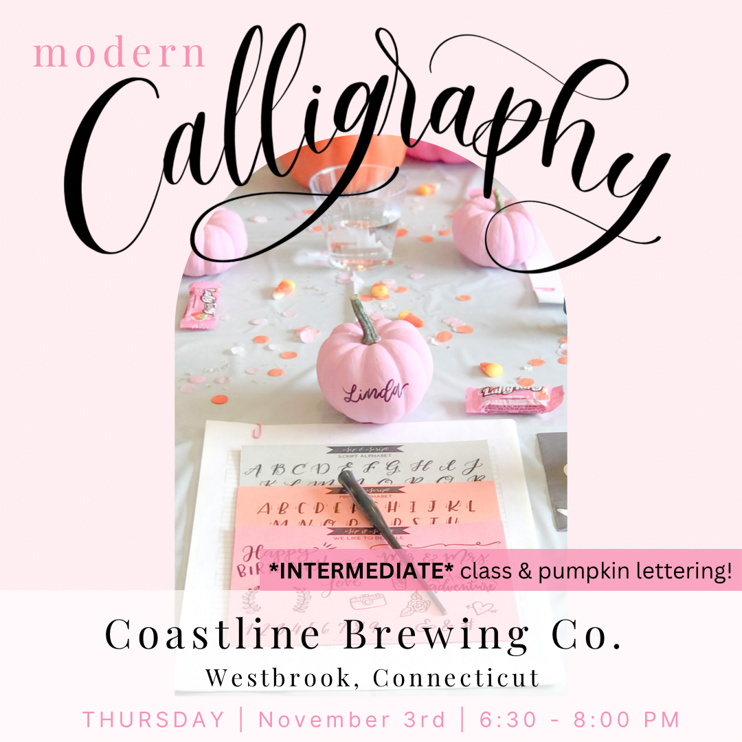 Modern Calligraphy for Beginners, Bowood Farms, St. Louis, November 12 2023