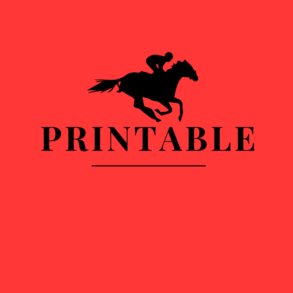 Kentucky Derby Word Guide Sip & Script