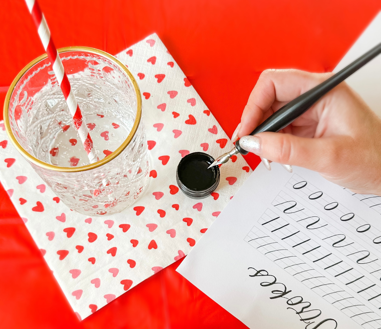 Sip & Script Intro To Modern Calligraphy for Beginners at
